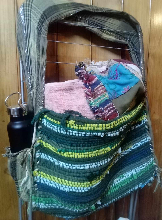 Artfully re-created beach bag's / swag's